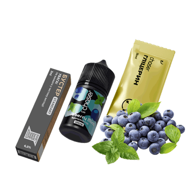Набір для самозамішування Chaser Lux Blueberry Mint (Чорниця М'ята, 65 мг, 30 мл)