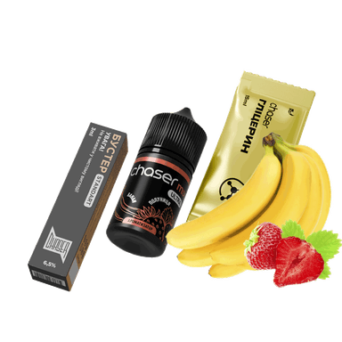 Набір для самозамішування Chaser Mix Strawberry Banana Ultra (Полуниця Банан, 65 мг, 30 мл)