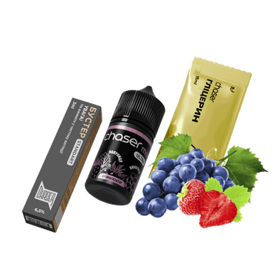 Набір для самозамішування Chaser Mix Strawberry Grape Ultra (Полуниця Виноград, 65 мг, 30 мл)