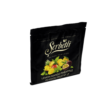 Тютюн Serbetli Lemon Mango Pineapple Passion fruit Mint (Лимон Манго Ананас Маракуя М'ята, 100 г)