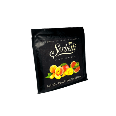 Тютюн Serbetli Mango Peach Watermelon (Манго Персик Кавун, 100 г)