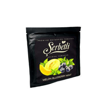 Тютюн Serbetli Melon Blueberry Mint (Диня Чорниця М'ята, 100 г)