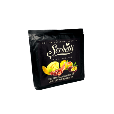 Тютюн Serbetli Melon Passion fruit Cherry Grapefruit (Диня Маракуя Вишня Грейпфрут, 100 г)