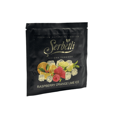 Тютюн Serbetli Raspberry Orange Lime Ice (Малина Апельсин Лайм Лід, 100 г)