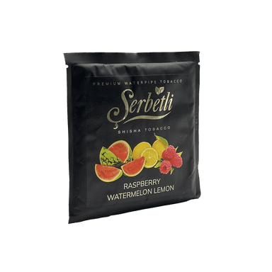 Тютюн Serbetli Raspberry Watermelon Lemon (Малина Кавун Лимон, 100 г)