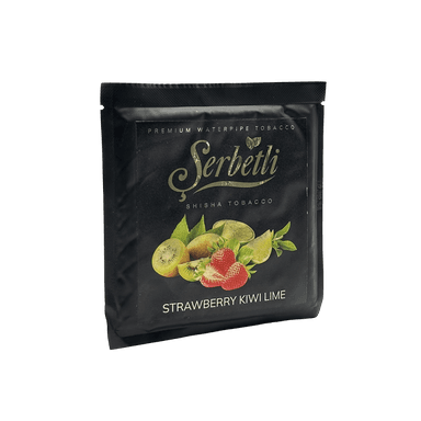Тютюн Serbetli Strawberry Kiwi Lime (Полуниця Ківі Лайм, 100 г)