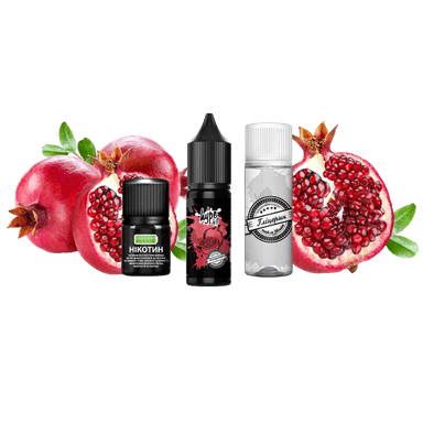Набір для самозамішування Hype Kit Pomegranate (Гранат, 50 мг, 15 мл)
