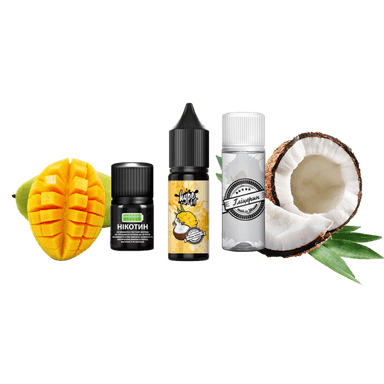Набір для самозамішування Hype Kit Mango Coconut (Манго Кокос, 50 мг, 15 мл)