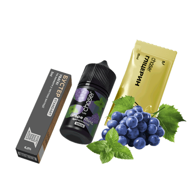 Набір для самозамішування Chaser Lux Grape Mint Ultra (Виноград М'ята, 65 мг, 30 мл)