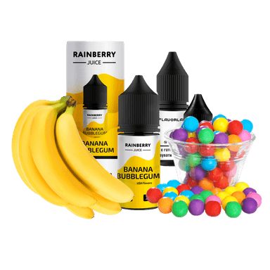 Набір для самозамішування Flavorlab Rainberry Juice Banana Bubblegum (Бананова Жуйка, 65 мг, 30 мл)