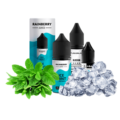 Набір для самозамішування Flavorlab Rainberry Juice Ice mint (М'ята Лід, 65 мг, 30 мл)