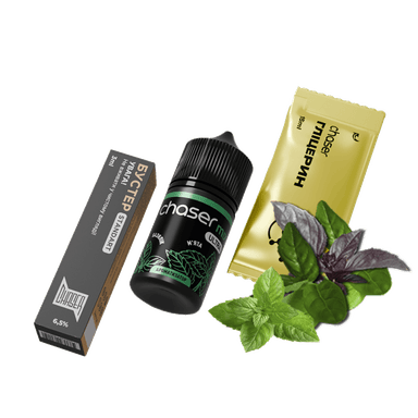 Набір для самозамішування Chaser Mix Basil Mint Ultra (Базилік М'ята, 65 мг, 30 мл)