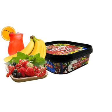 Кальянна чайна суміш Space Tea Home Banana Berry Punch (Банана Беррі Пунш, 100 г)