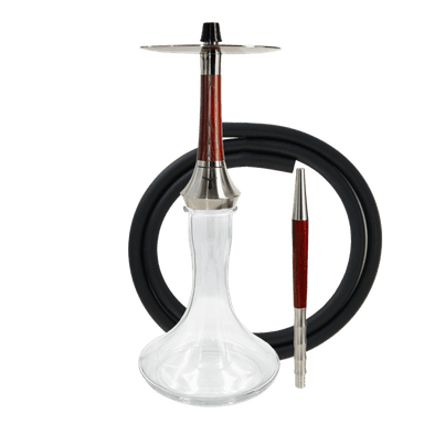 Кальян Totem Hookah Monolit Ultra Wood Cherry (червоний, повний комплект)