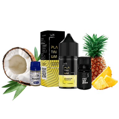 Набір для самозамішування WES Platinum Pineapple Coconut (Ананас Кокос, 50 мг, 30 мл)