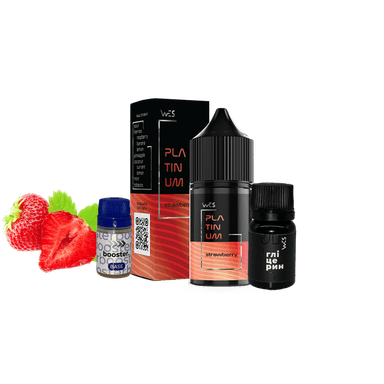 Набір для самозамішування WES Platinum Strawberry (Полуниця, 50 мг, 30 мл)