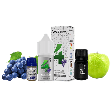Набір для самозамішування WES Silver Apple&Grape (Яблуко Виноград, 50 мг, 30 мл)