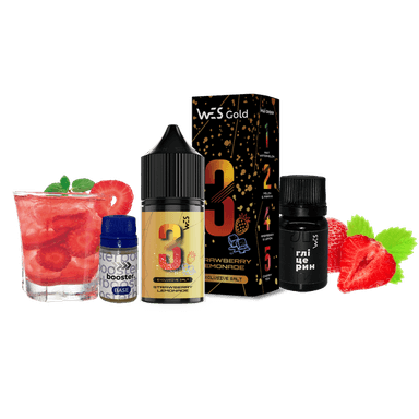 Набір для самозамішування WES Gold Strawberry Lemonade (Полуничний Лимонад, 50 мг, 30 мл)