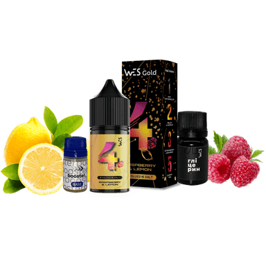 Набір для самозамішування WES Gold Raspbery&Lemon (Малина Лимон, 50 мг, 30 мл)