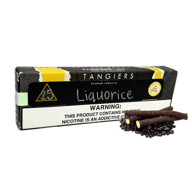Тютюн Tangiers Noir №25 Liquorice (Лакриця, 250 г) Чорна упаковка