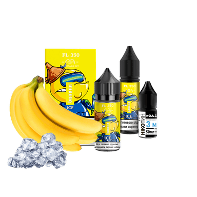 Набір для самозамішування Flavorlab FL350 Ice Banana (Банан Льод, 50 мг, 30 мл)