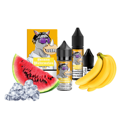 Набір для самозамішування Flavorlab FL350 Ice Banana Watermelon (Банан Арбуз Лід, 50 мг, 30 мл)