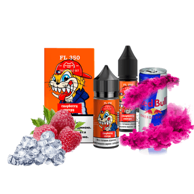 Набір для самозамішування Flavorlab FL350 Ice Raspberry energy (Малиновий енергетик лід, 50 мг, 30 мл)