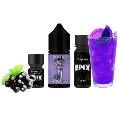 Набір для самозамішування Epix Black Currant Lemonade (Лимонад із чорної смородини, 25 мг 30 мл)