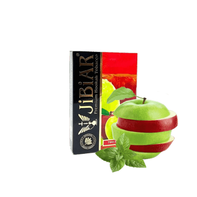 Тютюн Jibiar Two Apples Mint (Подвійне яблуко М'ята, 50 г)