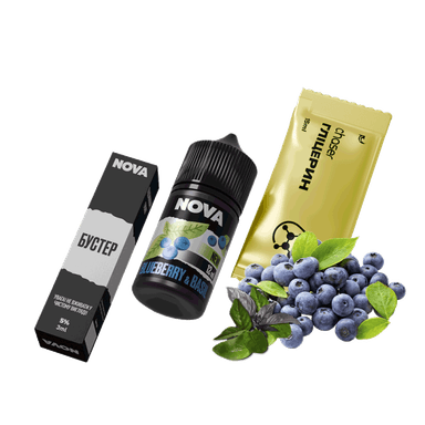 Набір для самозамішування Chaser Nova Blueberry&Basil Ultra (Чорниця Базилік, 50 мг, 30 мл)