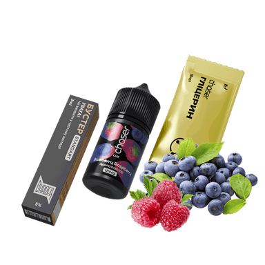 Набір для самозамішування Chaser Lux Blueberry Raspberry (Чорниця Малина, 50 мг, 30 мл)