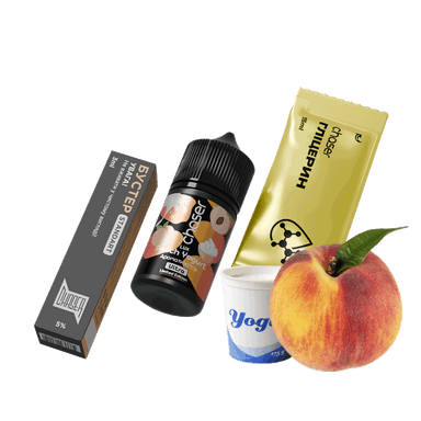 Набір для самозамішування Chaser Lux Peach Yogurt (Персик Йогурт, 50 мг, 30 мл)