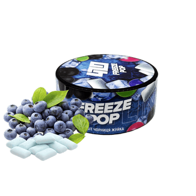 Тютюн 420 Frost Line Freeze pop (Орбіт Чорниця Жуйка, 100 г)