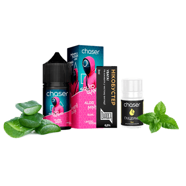 Набір для самозамішування Chaser Trends Aloe Mint (Алое М'ята, 65 мг, 30 мл)