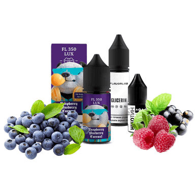 Набір для самозамішування Flavorlab FL350 LUX Raspberry Blueberry Currant (Малина Чорниця Смородина, 50 мг, 30 мл)