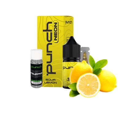 Набір для самозамішування Punch Neon Sour Lemon (Кислий Лимон, 50 мг, 30 мл)