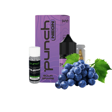 Набір для самозамішування Punch Neon Sour Grape (Кислий Виноград, 65 мг, 30 мл)