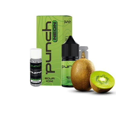 Набір для самозамішування Punch Neon Sour Kiwi (Кислий Ківі, 65 мг, 30 мл)