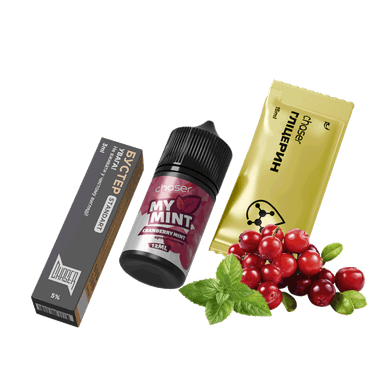 Набір для самозамішування Chaser My Mint Cranberry mint (Журавлина М'ята, 50 мг, 30 мл)