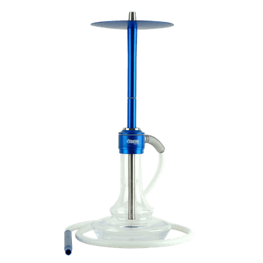 Кальян Oduman Nova Clear Glass Blue Body (Синій, повний комплект)