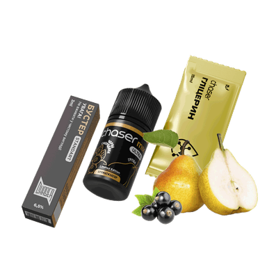 Набір для самозамішування Chaser Mix Blackcurrant Pear Ultra (Смородина Груша, 65 мг, 30 мл)
