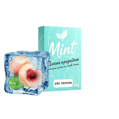 Кальянна суміш Mint Айс Персик (50 г)
