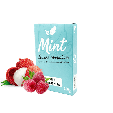 Кальянна суміш Mint Лічі Малина (100 г)