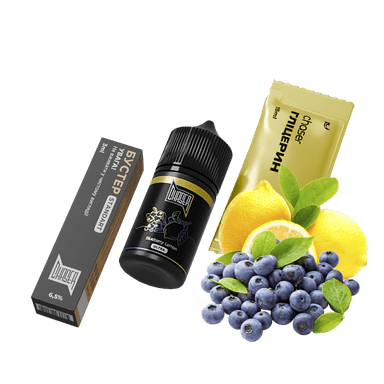 Набір для самозамішування Chaser Black Blueberry Lemon Ultra (Чорниця Лимон, 65 мг, 30 мл)
