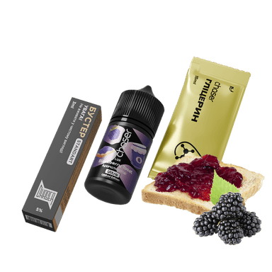 Набір для самозамішування Chaser Lux Blackberry Toast Limited (Тіст з ожиною, 50 мг, 30 мл)