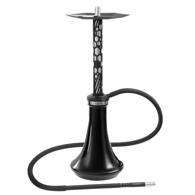 Кальян Embery Mono-H 4.0 Silver-Black (чорно-сріблястий, повний комплект)
