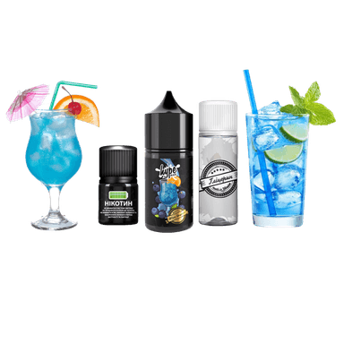 Набір для самозамішування Hype Black Blue Lagoon (Блу Лагун, 50 мг, 30 мл)