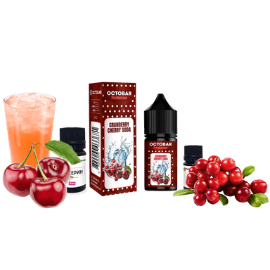Набір для самозамішування Octobar Fresh & Sour Cranberry Cherry Soda (Журавлина Вишня Сода, 50 мг, 10 мл)