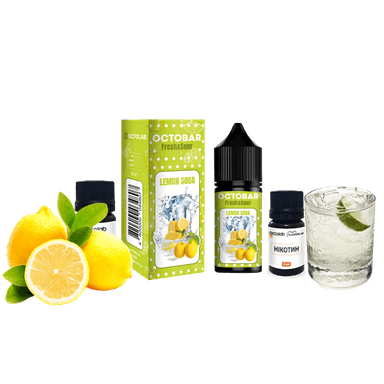 Набір для самозамішування Octobar Fresh & Sour Lemon Soda (Лімонна Сода, 50 мг, 30 мл)