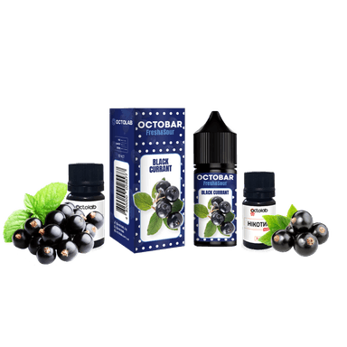 Набір для самозамішування Octobar Fresh & Sour HARD Black Currant (Чорна Смородина, 65 мг, 30 мл)